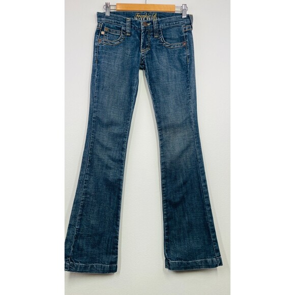 Vintage Frankie B. Jeans Size 2 Limited Edition 26x31 Frankie B. Y2K Jeans USA 2 - Picture 1 of 15